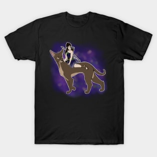 Artemis and her hunting dog T-Shirt